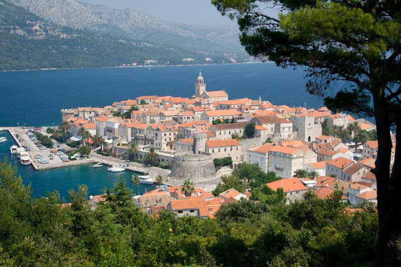 ville portuaire historique Korcula